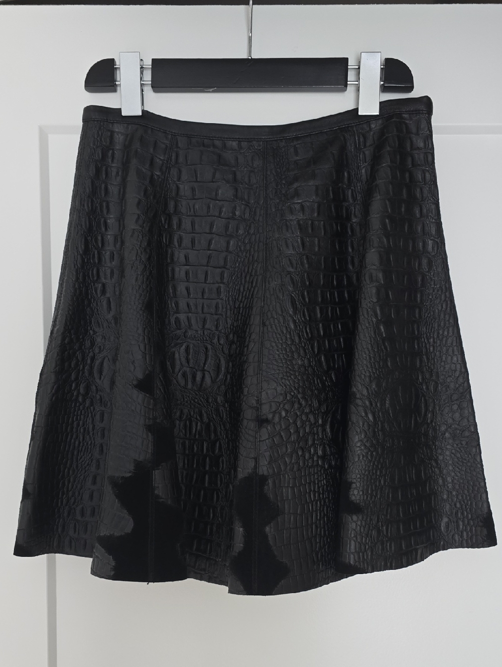 Sachin + Babi Black Textured Circle Skirt